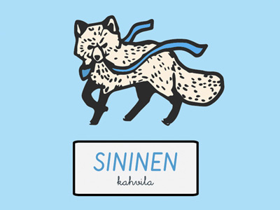 Pop-up café visuals illustration logo