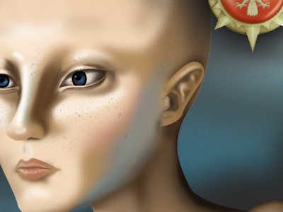 Digital Character Painting art avalon board game female painting woman