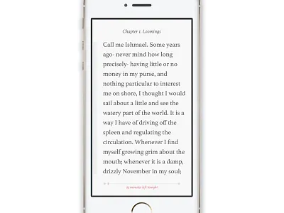 Call me Ishmael app ebook ios minimal