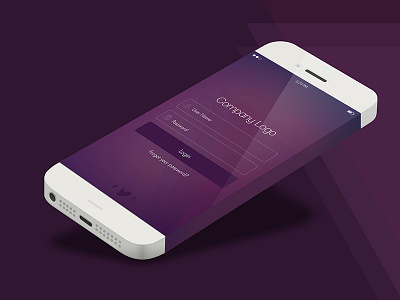 Login login mobile screen