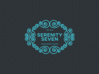 Serenity Seven branding logo ornament stroke swirls