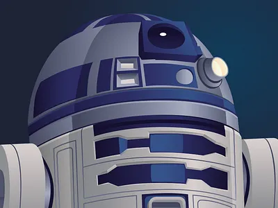 R2-D2 illustrator r2 d2 r2d2 star wars