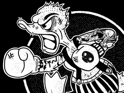 Leader Of The Pack angry bad comic disney fers mad shirt t shirt tee tfabrand urban vandal