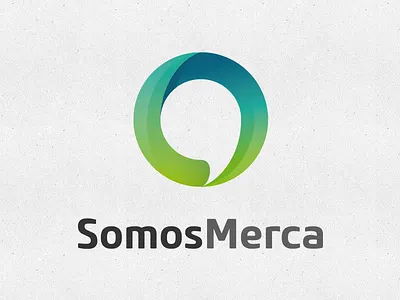 Somos Merca [Logo] brand circle colorful gradient identity logo mark proposal