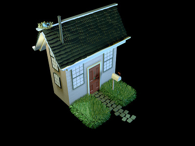 Little Cottage WIP 3d modelling cinema4d cute lowpoly