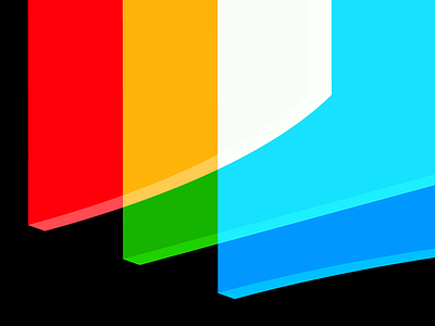RGB panels #2 blend colours combine graphic illustration rgb transparency