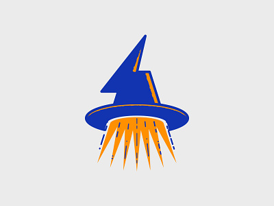 Power-driven Tricks bolt hat icon illustration lightning logo magic magician magician hat wizard wizard hat