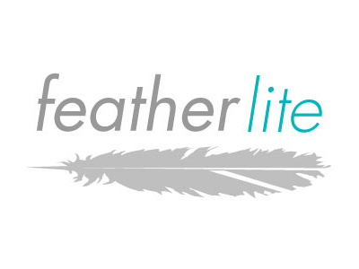 feather lite brand feather identity illustration lite logo tent pole