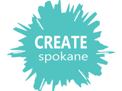 WIP Create Spokane design illustrator logo minimalist