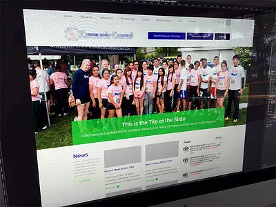 Homepage Concept design homepage joomla mockup nonprofit responsive ui ux web web design website