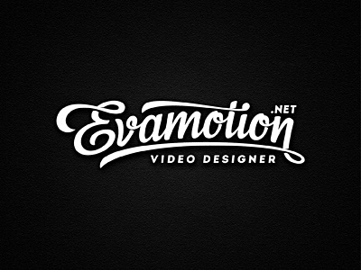 Evamotion_initial suggestion custom hand drawn lettering logotype typography