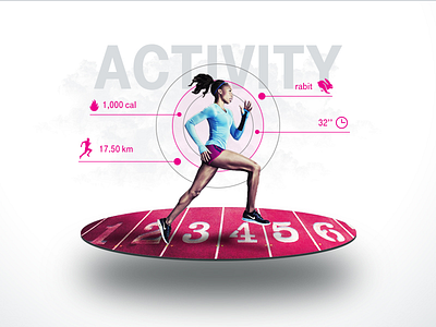 Activity Widget dashboard data design stats ui ux visualization widget