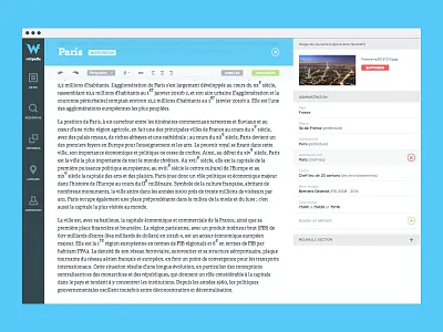 Wikipedia redesign blue concept edit edition flat redesign wikipedia