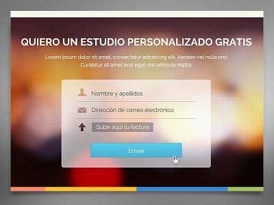 Ads Energy Sign Up energy flat design form formulary sign up transparency