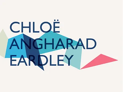 Logo Idea colour cutout shape type wip