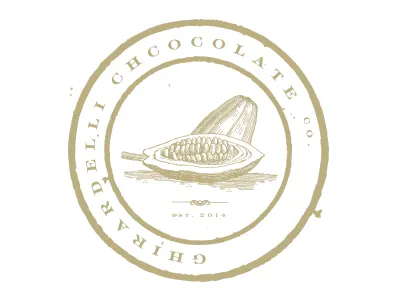 Ghirardelli Chocolate Master Chocolatier Logo chocolatier ghirardelli gold master