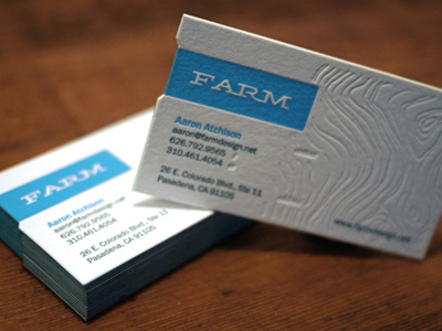 Business Card blue businesscards design designstudio emboss graphicdesign identity letterpress logo