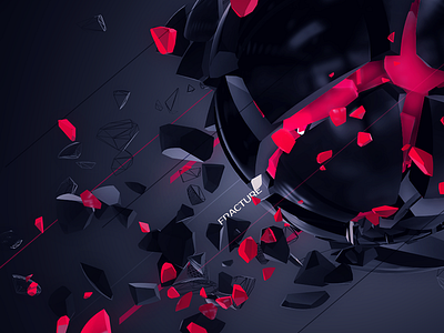 Ball Fracture 3d ball ball fracture element 3d fracture inspiration