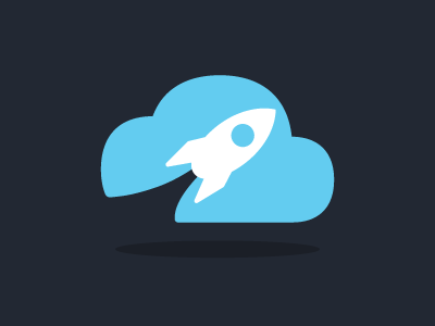 Rocket Logo cloud logo rocket