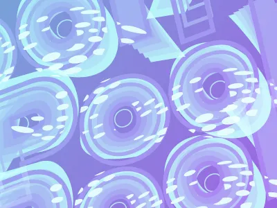 Pool type experiment typography water