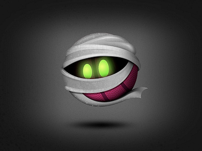 Mummy Ball ball basketball character design dribbble icon illustration mummy sketch