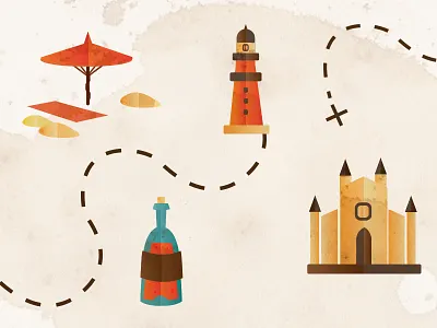 Mallorca treasure map icon icons mallorca map old retro treasure