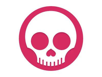 Skalli logo logo skull