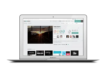 Our Awwwards Nomination awards hidden depth