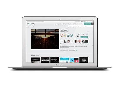 Our Awwwards Nomination awards hidden depth