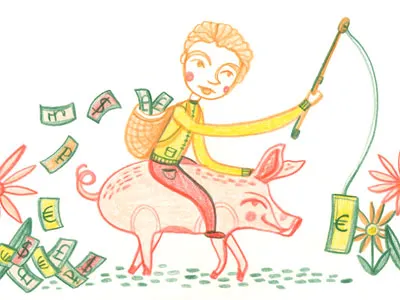 Piggy Bank illustration money piggy bank
