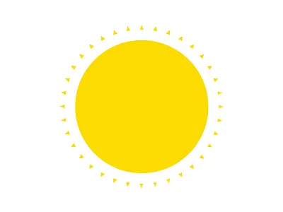 Thirteen design icon illustration onethousandsplendidsuns sun weather