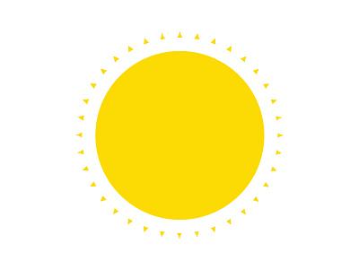 Thirteen design icon illustration onethousandsplendidsuns sun weather