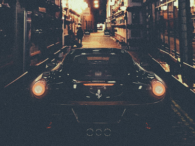 Follow My Ferrari | 3D Render of Ferrari Italia 3d analog car cgi design fashion ferrari hdri italia night render vintage