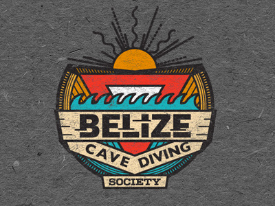 Belize Cave Diving Society dive ocean scuba sun sunset waves wood