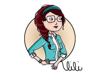 Illustration blog mode / Illustration fashion blog character colors cute fashion girl girly glasses illustration rough teenager