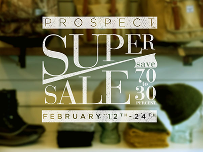 Prospect Lockup typography