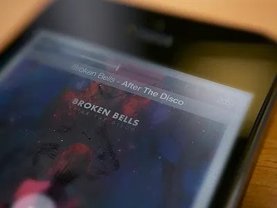 Clean Music App app ios music app ui design