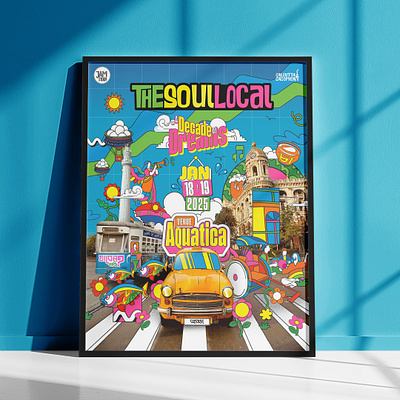 The Soul Local 2024 branding graphic design illustration logo vibrant