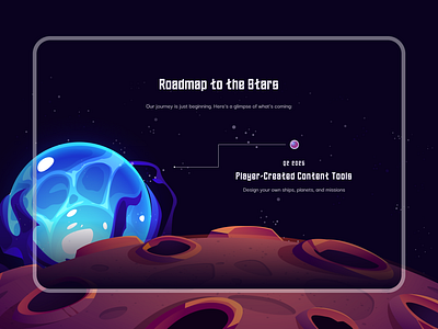 🟣 Cosmic Colonizers - NFT Landing Page Design tokenized assets ui