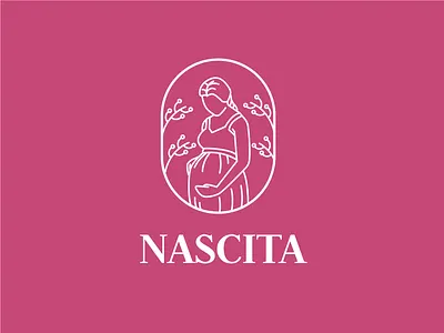 Obstetrics & Gynecology Clinic Logo - Nascita branding motherhood