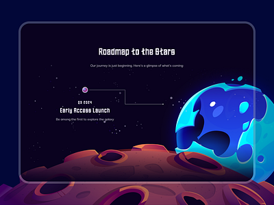 🟣 Cosmic Colonizers - NFT Landing Page Design tokenized assets ui