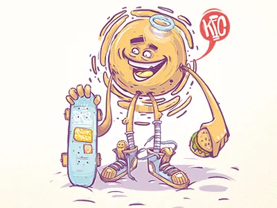 Sun apple days dimitrov erase georgi illustration kfc love sk8 sun sunny tasty