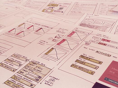 Event filter sketches fffunction museum sketching ui wireframe