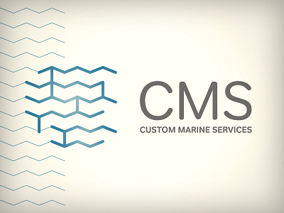 CMS logo (proposition) blue cms identity logo marine sea slovenia