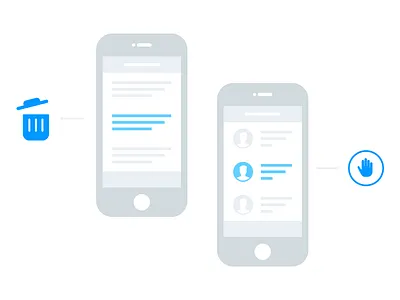 Splash Illustration anonymous burn call privacy safe secure shuffle