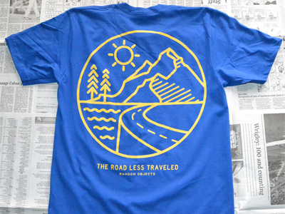 The Road Less Traveled apparel