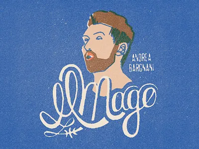 il mago redux bargnani hand drawn il mago nba player type
