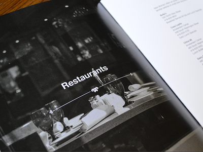 Guest House Guide brochure guide layout
