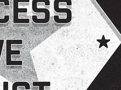 Process black and white grain grit haltfone poster process stars texture
