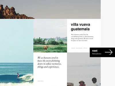 Nouns blockquote blog grid layout pagination photography video